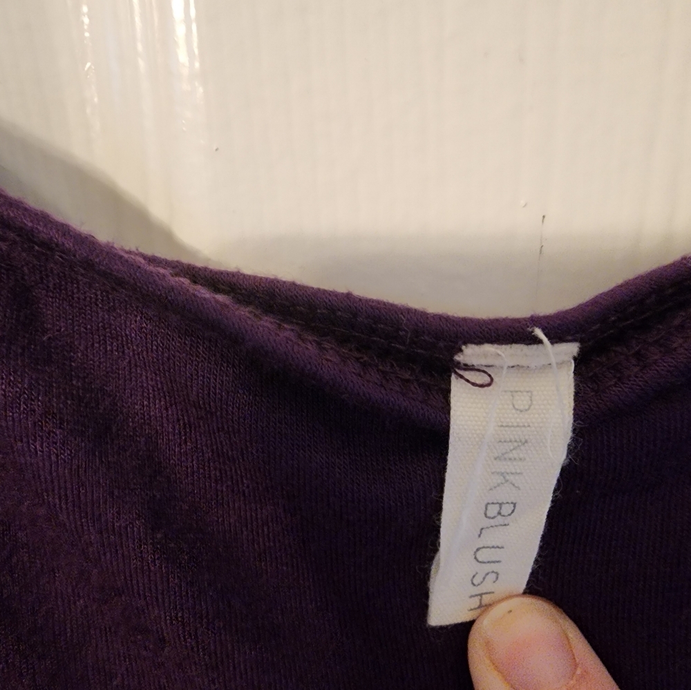 Pinkblush Purple Long Sleeve Dress - Picture 7 of 7